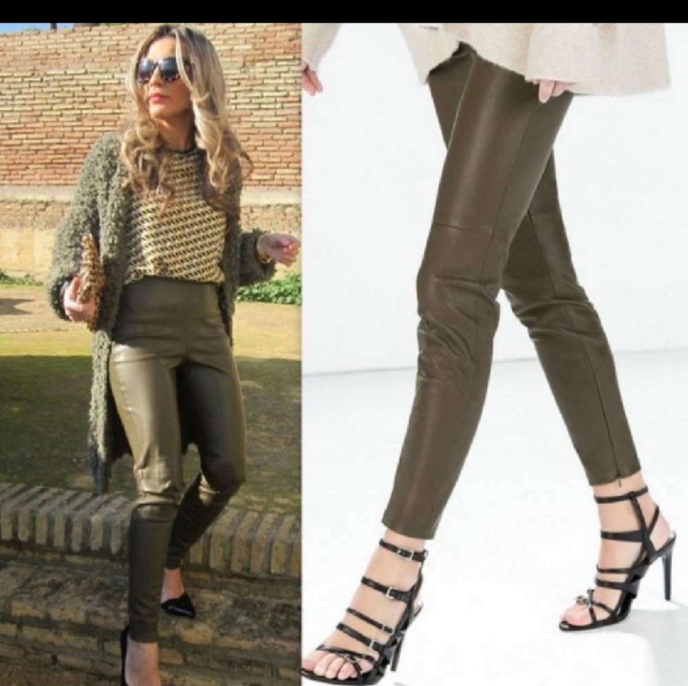 Faux leather ZARA
